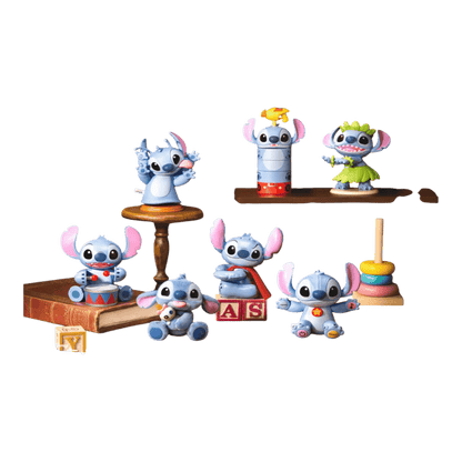 Lilo & Stitch - Stitch Vintage Collection Series Blind Box Figures (Display of 6)