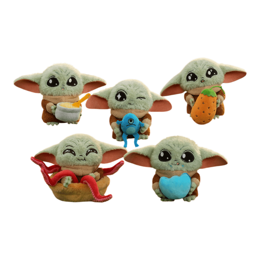 Star Wars: Mandalorian - Grogu Full Belly Planet Plush Blind Box (Display of 4)