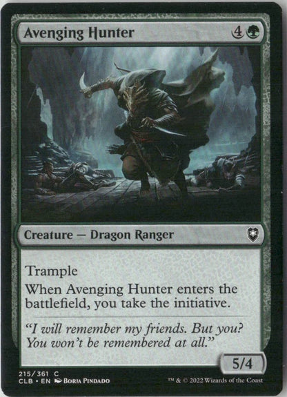 Scan Image | Avenging Hunter - Commander Legends: Battle for Baldur's Gate | [258F1F71]