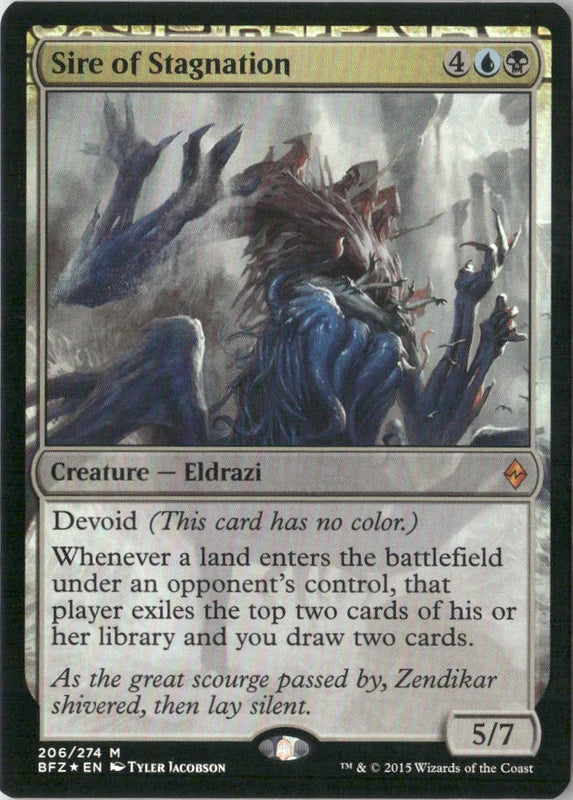 Scan Image | Sire of Stagnation - Battle for Zendikar | [45DD27EC]