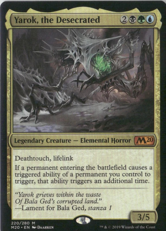 Scan Image | Yarok, the Desecrated - Core Set 2020 | [E768B5A2]