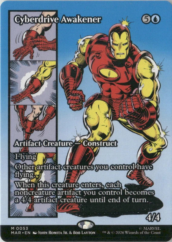 Scan Image | Cyberdrive Awakener (Borderless) - Marvel Universe Eternal-Legal | [C2F44658]