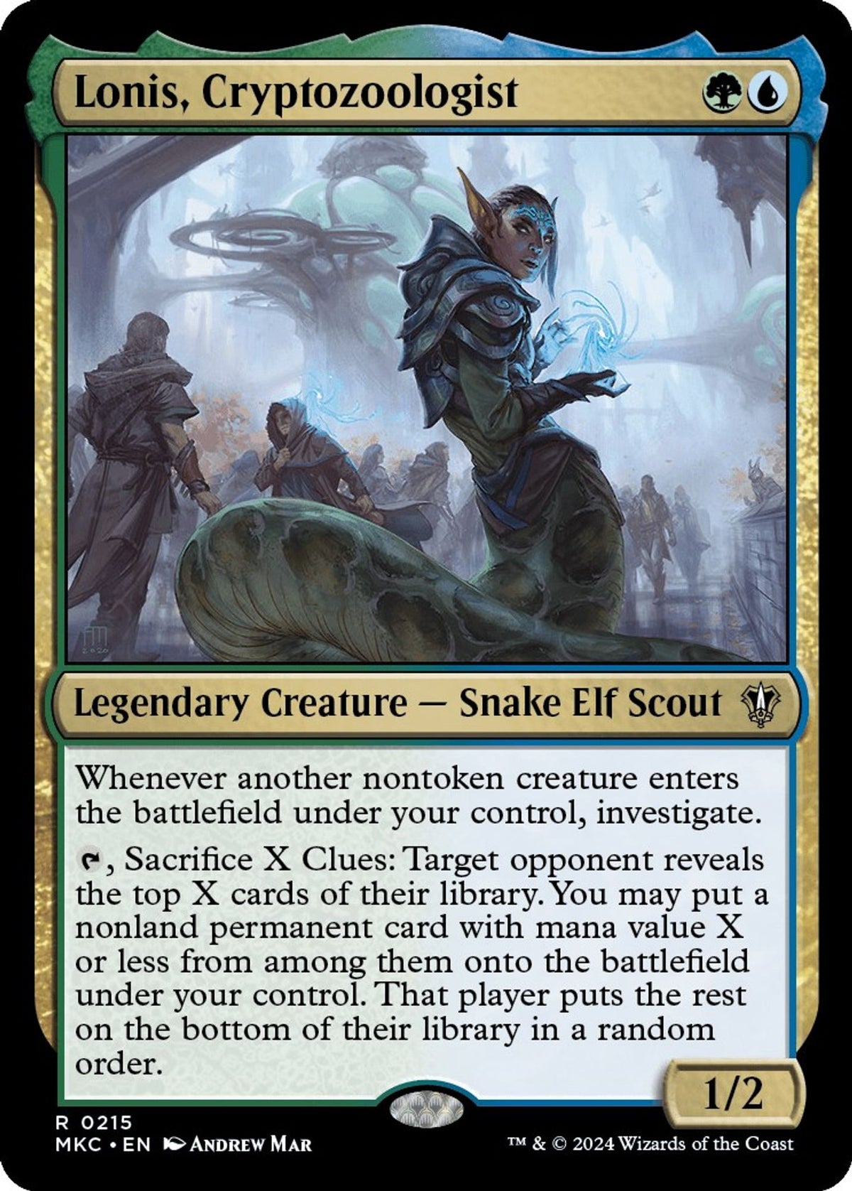 Lonis, Cryptozoologist - Commander: Murders at Karlov Manor