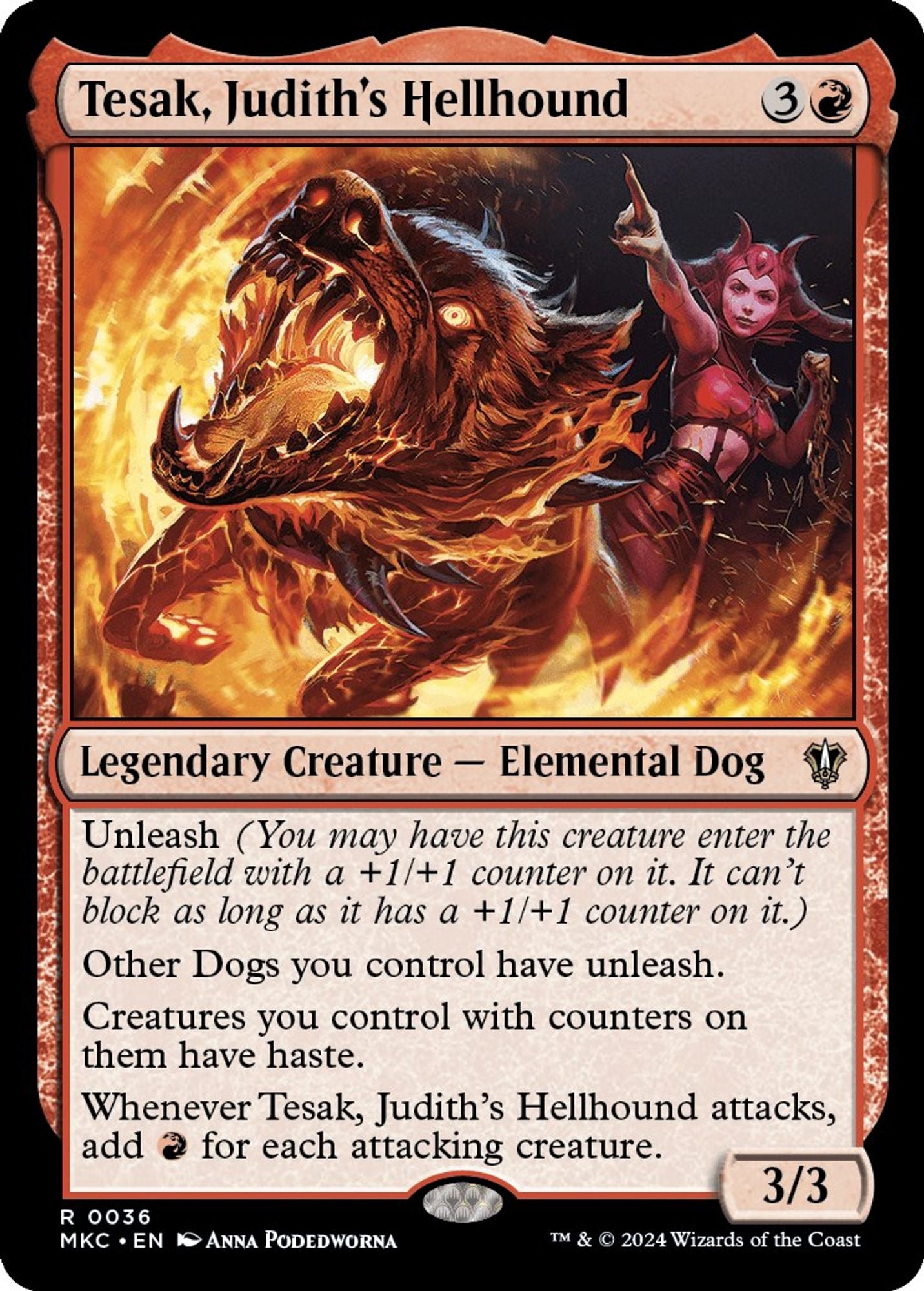 Tesak, Judith's Hellhound - Commander: Murders at Karlov Manor
