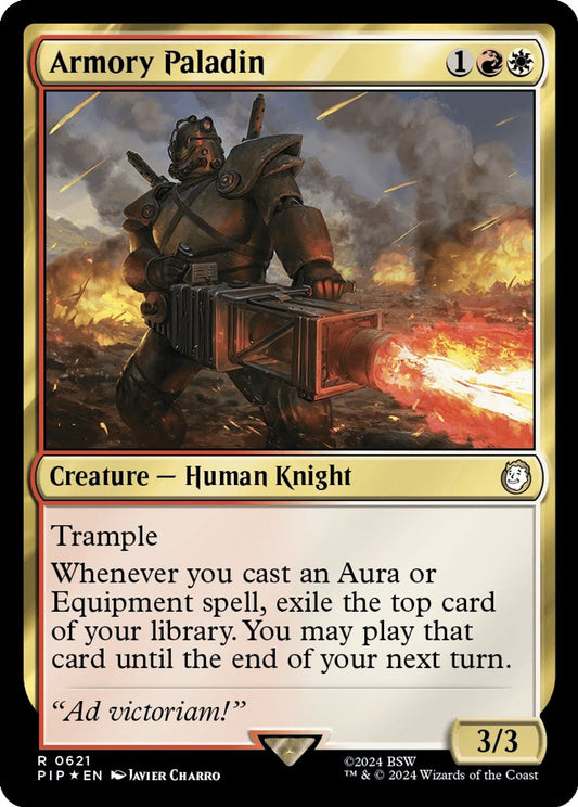 Armory Paladin (Surge Foil) - Universes Beyond: Fallout