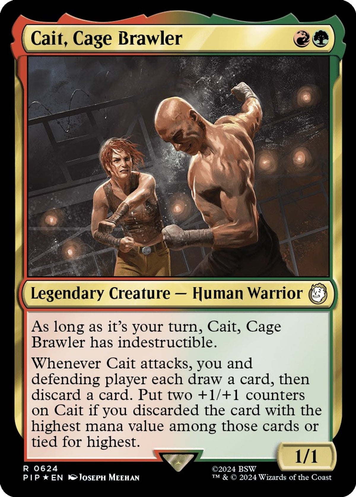 Cait, Cage Brawler (Surge Foil) - Universes Beyond: Fallout