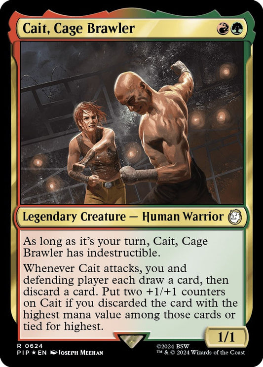 Cait, Cage Brawler (Surge Foil) - Universes Beyond: Fallout