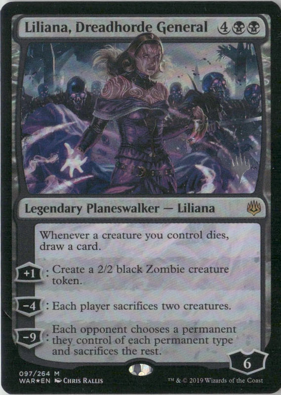 Scan Image | Liliana, Dreadhorde General - War of the Spark | [1FAB40FA]