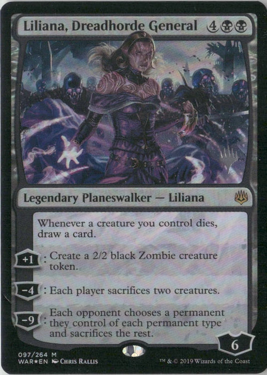 Scan Image | Liliana, Dreadhorde General - War of the Spark | [1FAB40FA]