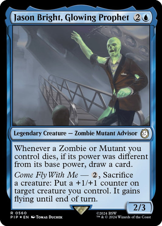 Jason Bright, Glowing Prophet (Surge Foil) - Universes Beyond: Fallout