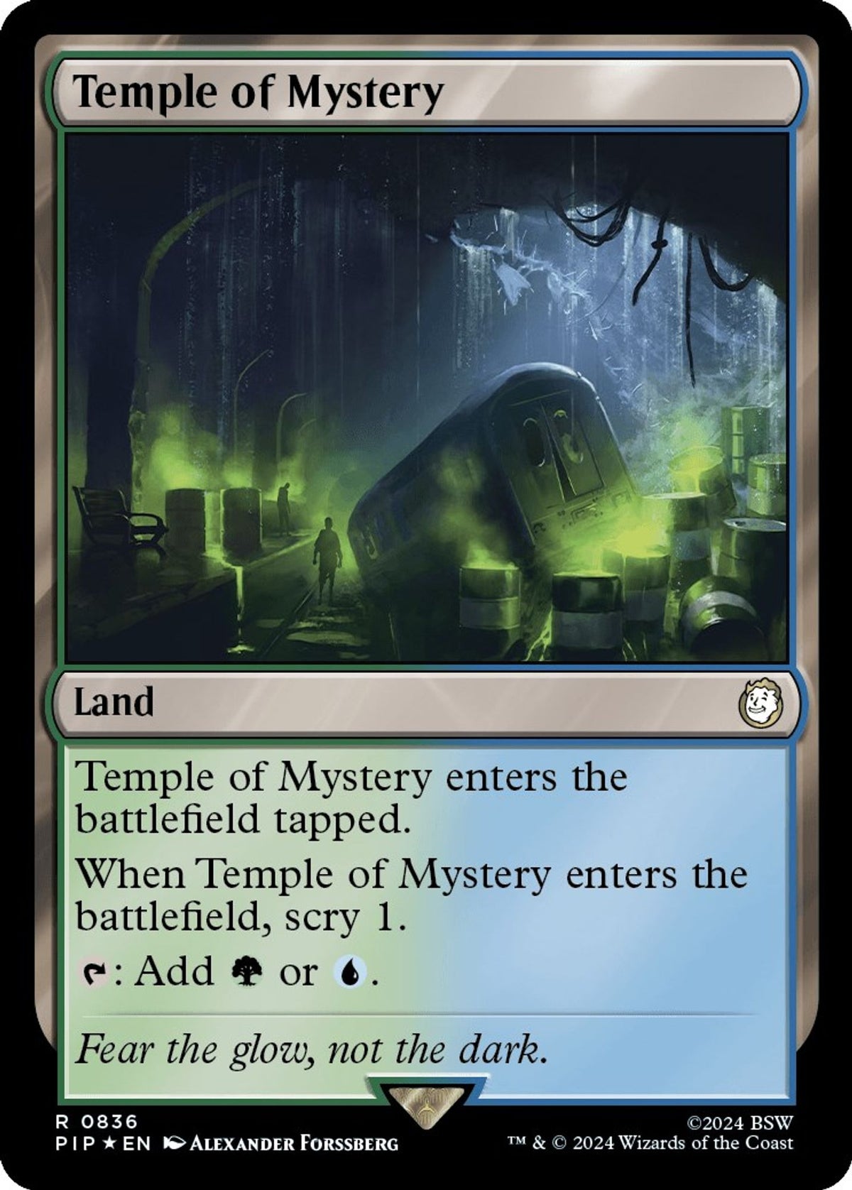 Temple of Mystery (Surge Foil) - Universes Beyond: Fallout
