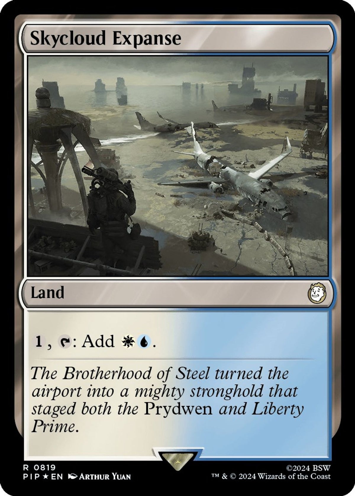 Skycloud Expanse (Surge Foil) - Universes Beyond: Fallout