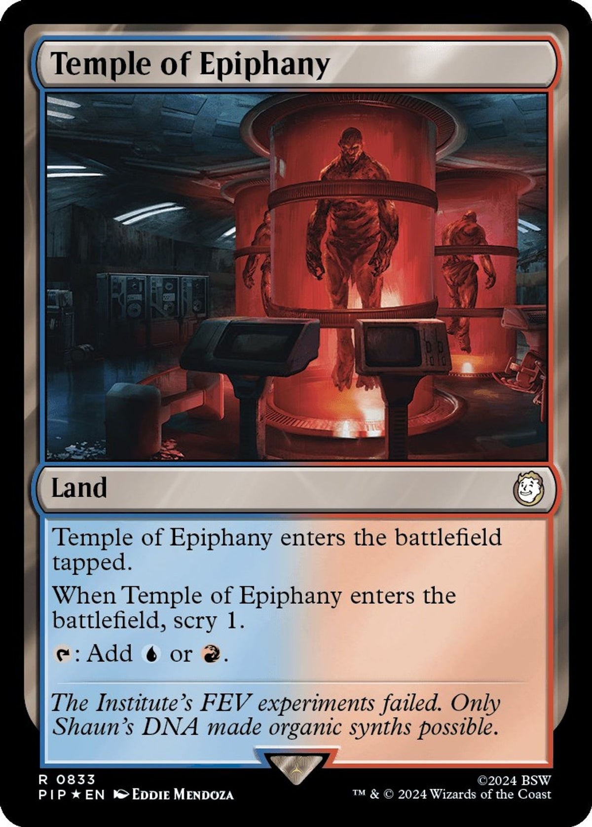 Temple of Epiphany (Surge Foil) - Universes Beyond: Fallout