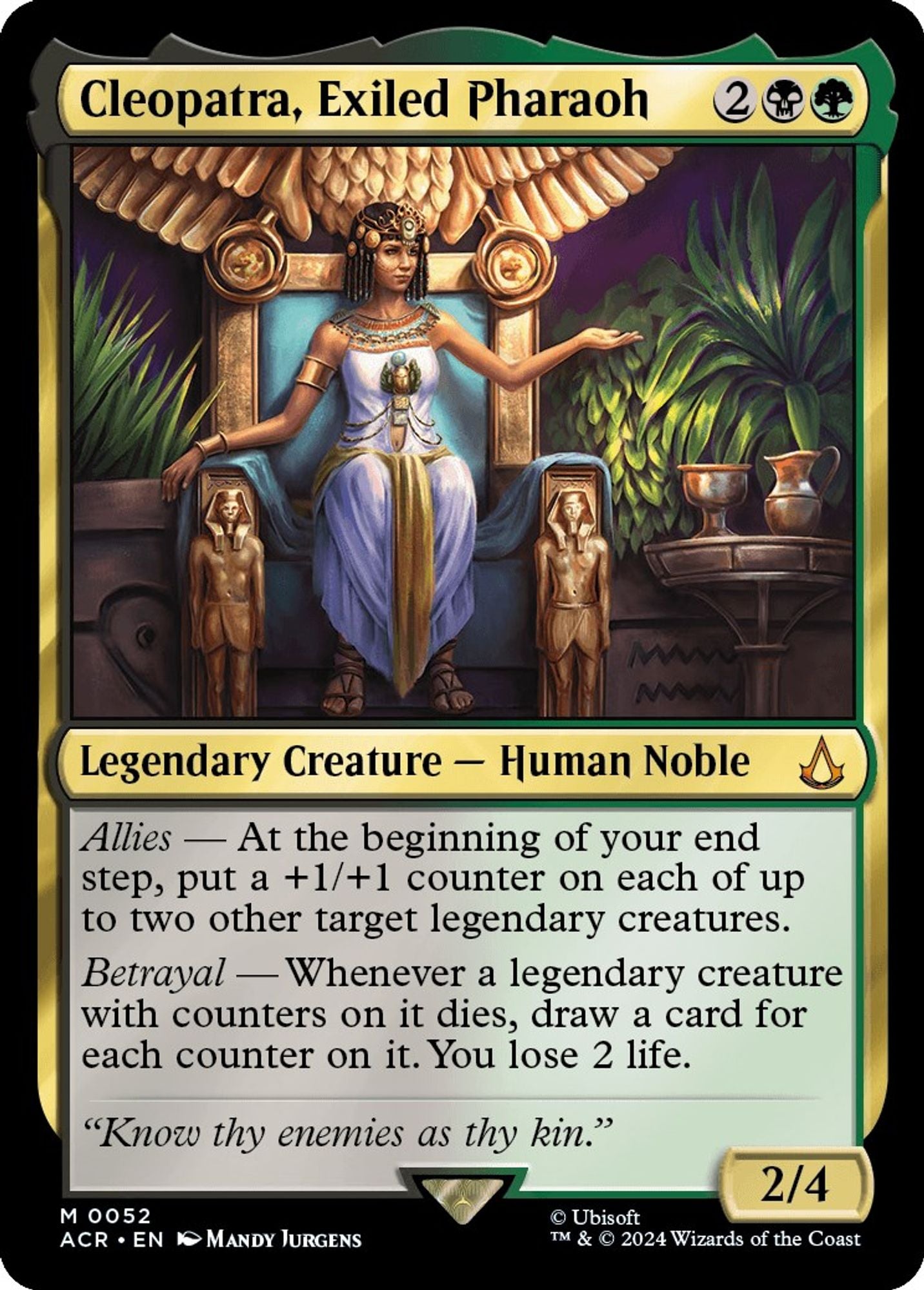Cleopatra, Exiled Pharaoh - Universes Beyond: Assassin's Creed