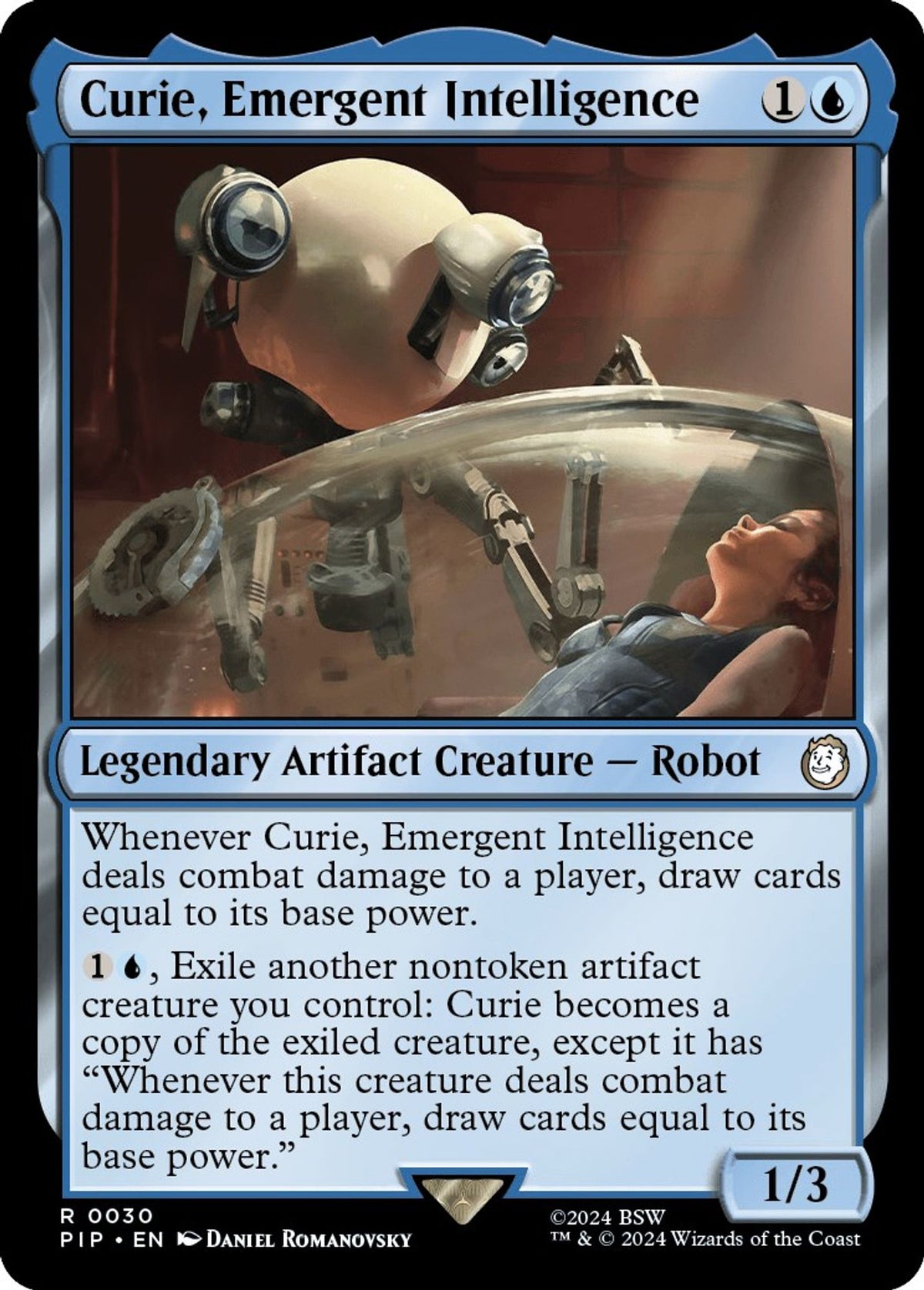 Curie, Emergent Intelligence - Universes Beyond: Fallout
