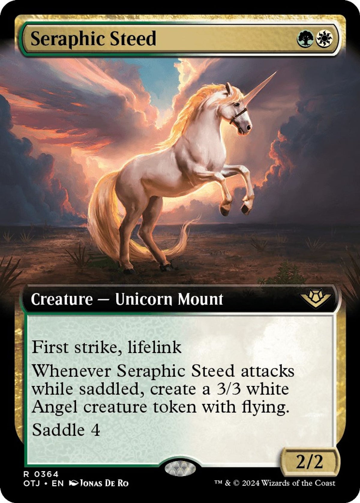 Seraphic Steed (Extended Art) - Outlaws of Thunder Junction