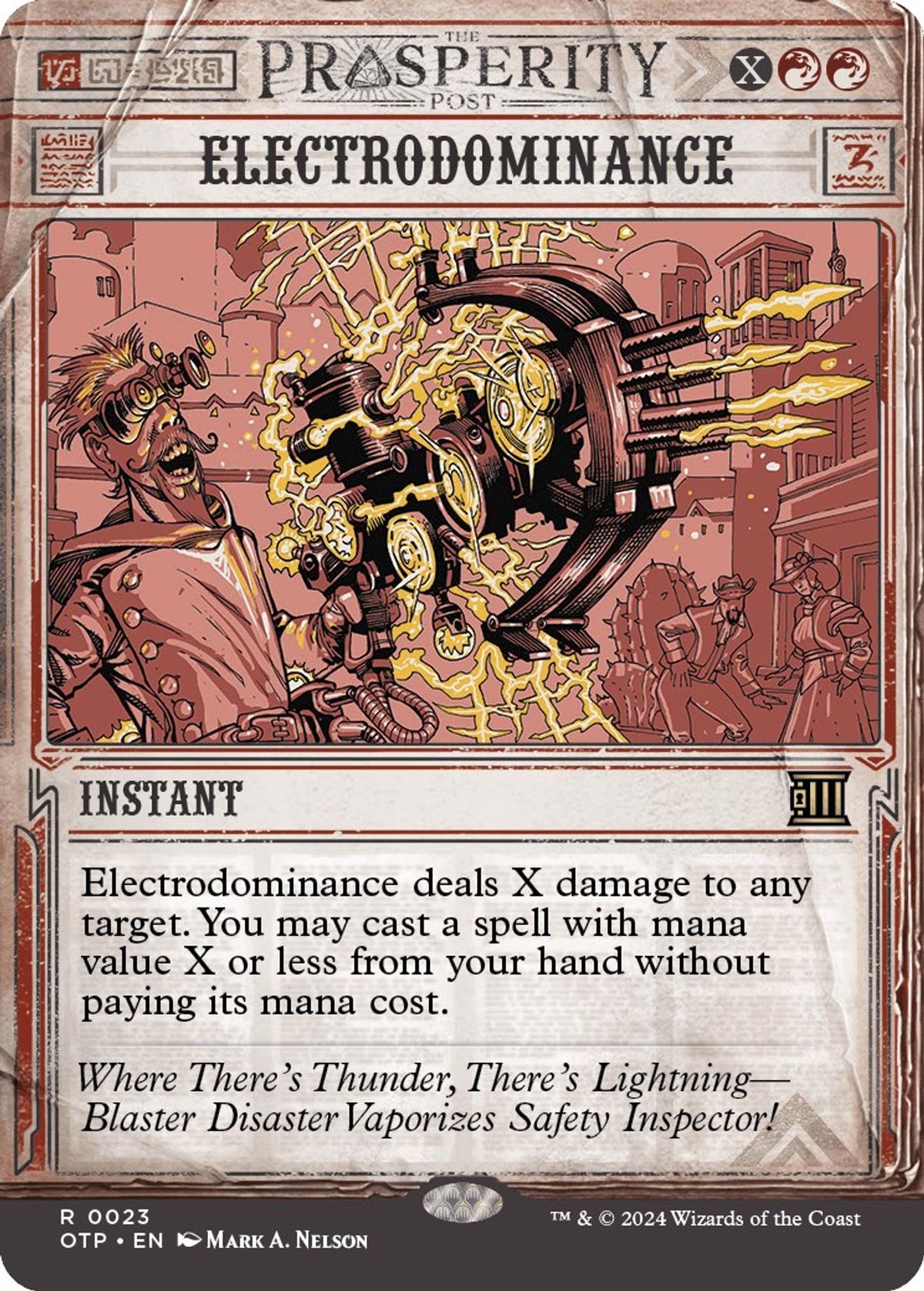 Electrodominance - Outlaws of Thunder Junction: Breaking News