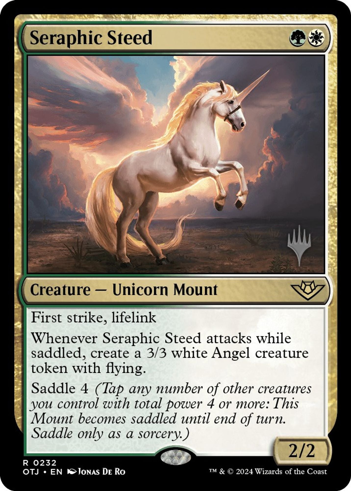 Seraphic Steed - Promo Pack: Outlaws of Thunder Junction