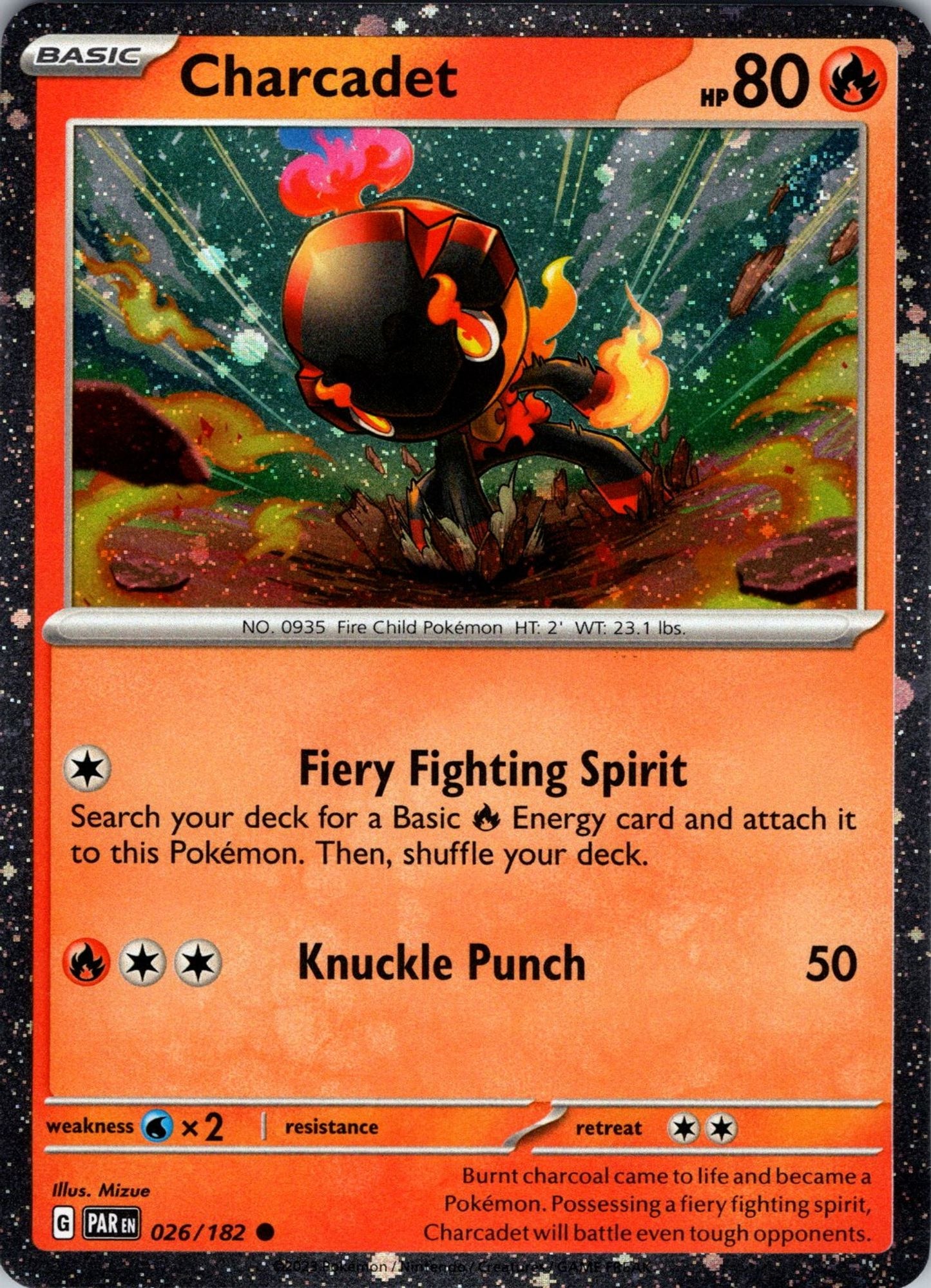 Charcadet - 026/182 (Cosmos Foil)