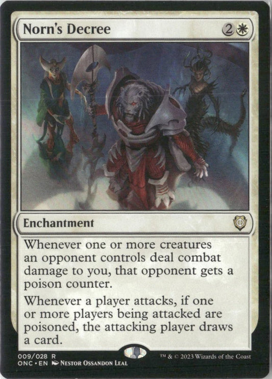 Scan Image | Norn's Decree - Commander: Phyrexia: All Will Be One | [F9B1EFE6]
