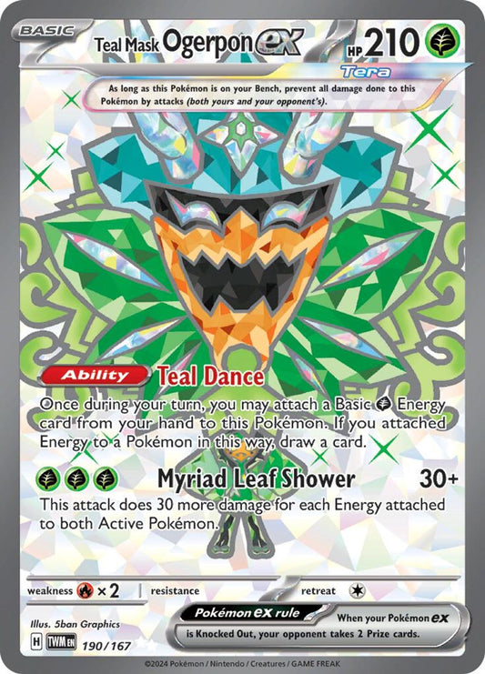 Teal Mask Ogerpon ex - 190/167