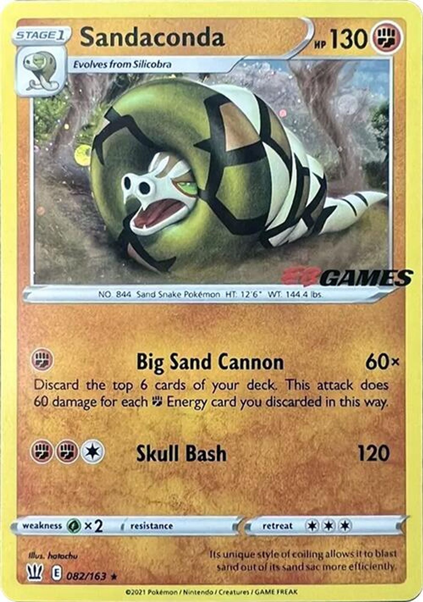 Sandaconda - 082/163 (EB Games Exclusive)