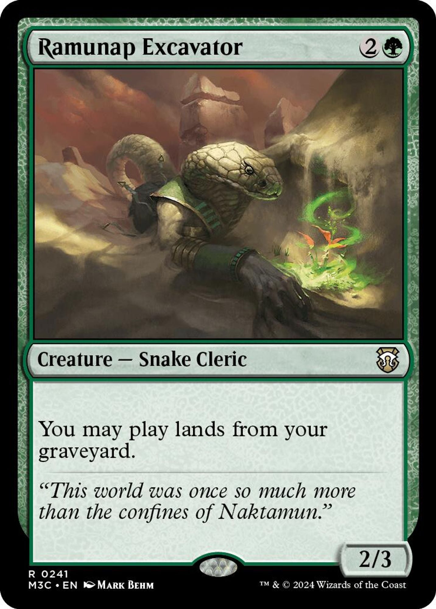 Ramunap Excavator (Ripple Foil)
