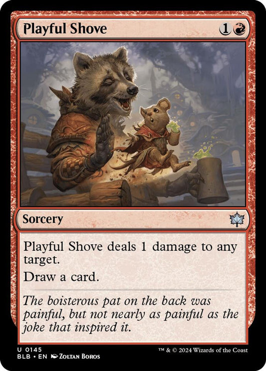 Playful Shove