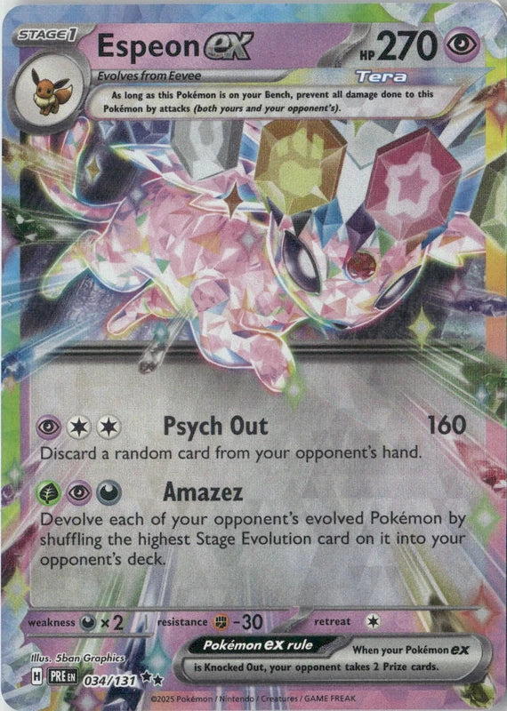 Espeon ex - 034/131 - SV: Prismatic Evolutions