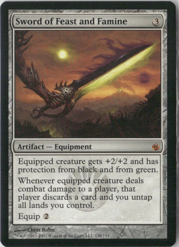 Scan Image | Sword of Feast and Famine - Mirrodin Besieged | [76954E3C]