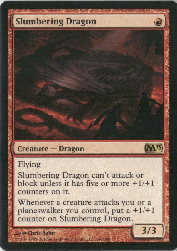 Scan Image | Slumbering Dragon - Magic 2013 (M13) | [6E7649D6]
