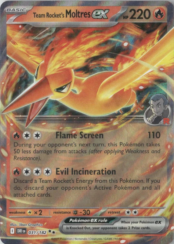 Team Rocket's Moltres ex - SV10: Destined Rivals