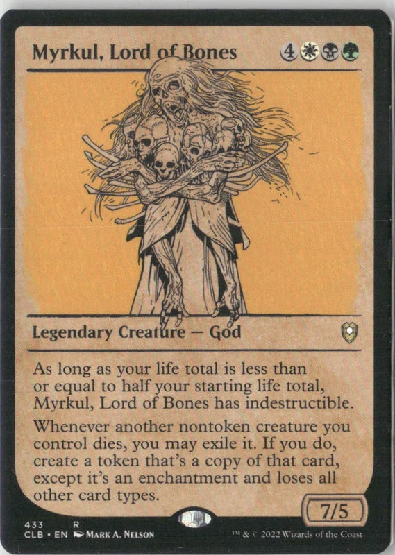 Myrkul, Lord of Bones (Showcase) - Commander Legends: Battle for Baldur's Gate