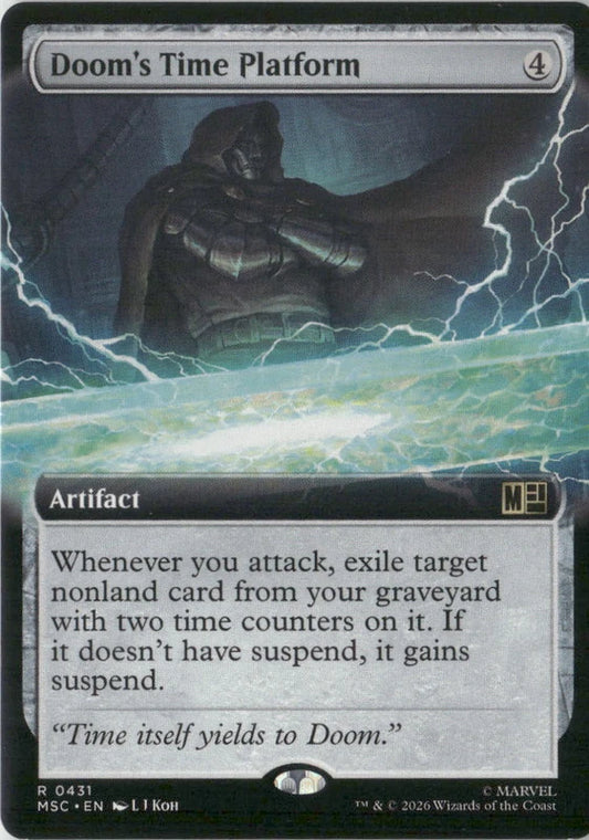Scan Image | Doom's Time Platform (Extended Art) - Commander: Marvel Super Heroes | [47C05A79]