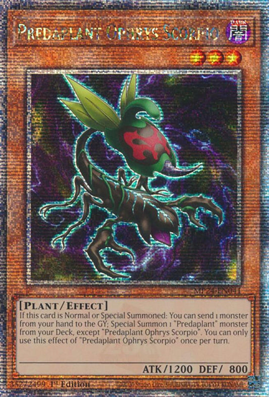 Predaplant Ophrys Scorpio (Quarter Century Secret Rare)