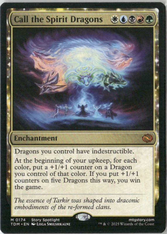 Scan Image | Call the Spirit Dragons - Tarkir: Dragonstorm | [E6B56F38]
