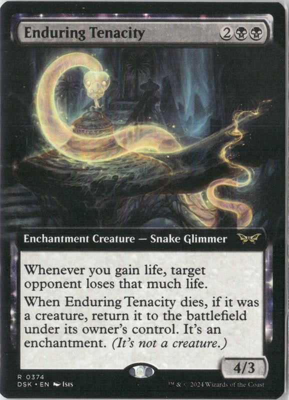 Scan Image | Enduring Tenacity (Extended Art) - Duskmourn: House of Horror | [84A7C954]