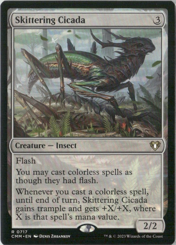 Scan Image | Skittering Cicada - Commander Masters | [E63EEA3F]