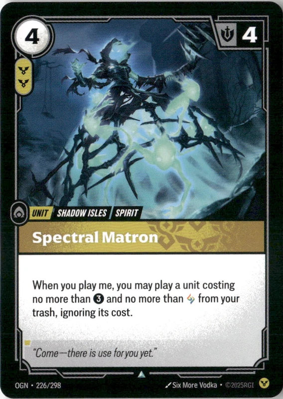 Spectral Matron - Origins
