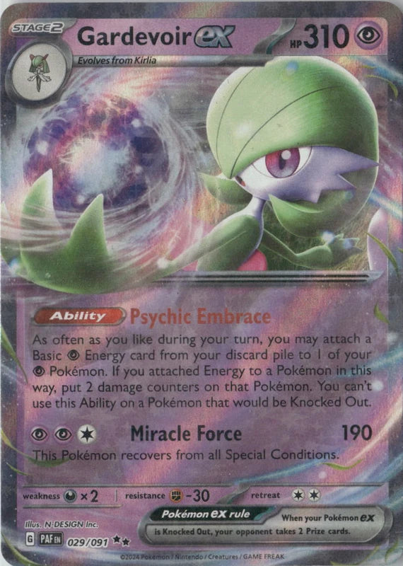 Gardevoir ex - 029/091 - SV: Paldean Fates