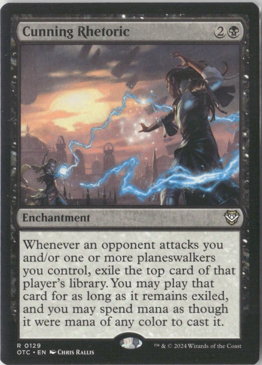 Scan Image | Cunning Rhetoric - Commander: Outlaws of Thunder Junction | [DBFD9FED]