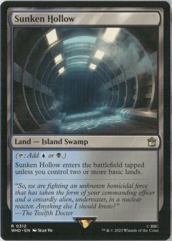 Scan Image | Sunken Hollow (Surge Foil) - Universes Beyond: Doctor Who | [4E6A1DBF]