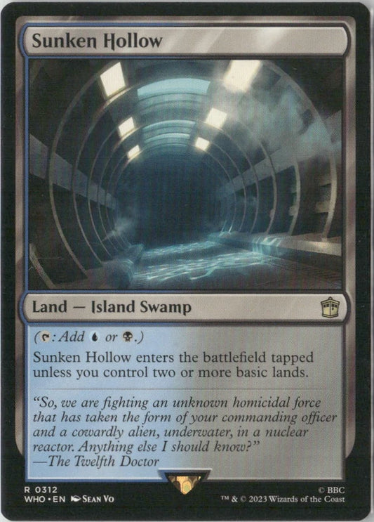 Scan Image | Sunken Hollow (Surge Foil) - Universes Beyond: Doctor Who | [4E6A1DBF]