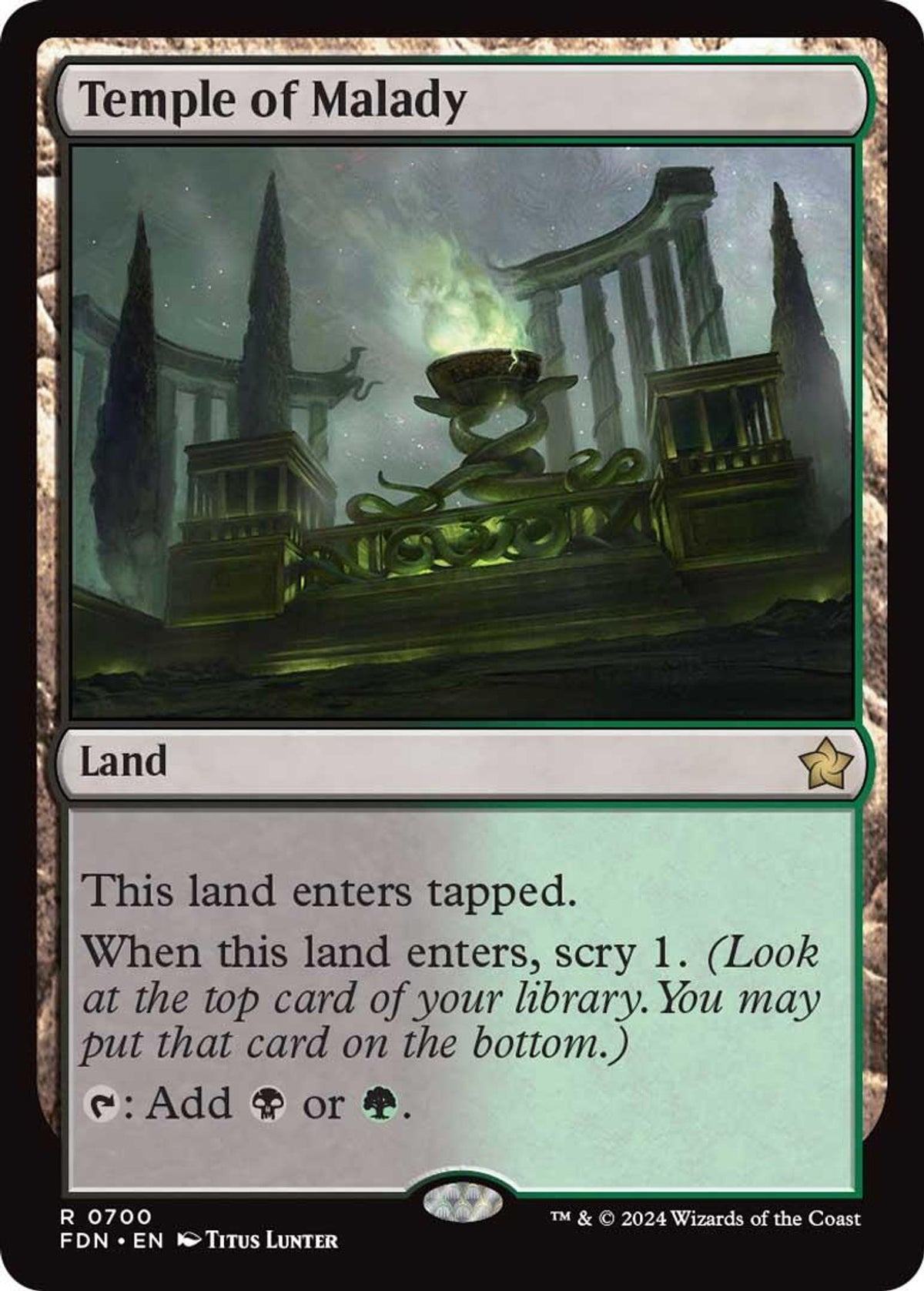 Temple of Malady - Foundations