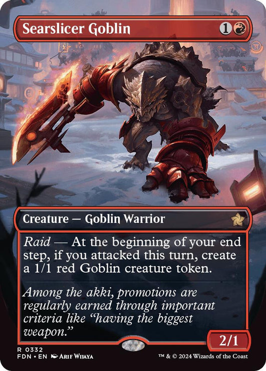 Searslicer Goblin (Borderless) - Foundations