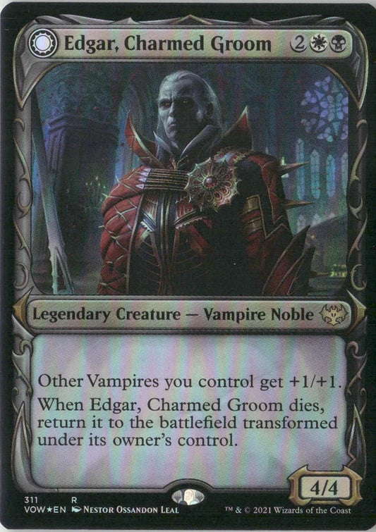 Scan Image | Edgar, Charmed Groom (Showcase) - Innistrad: Crimson Vow | [374919DF]