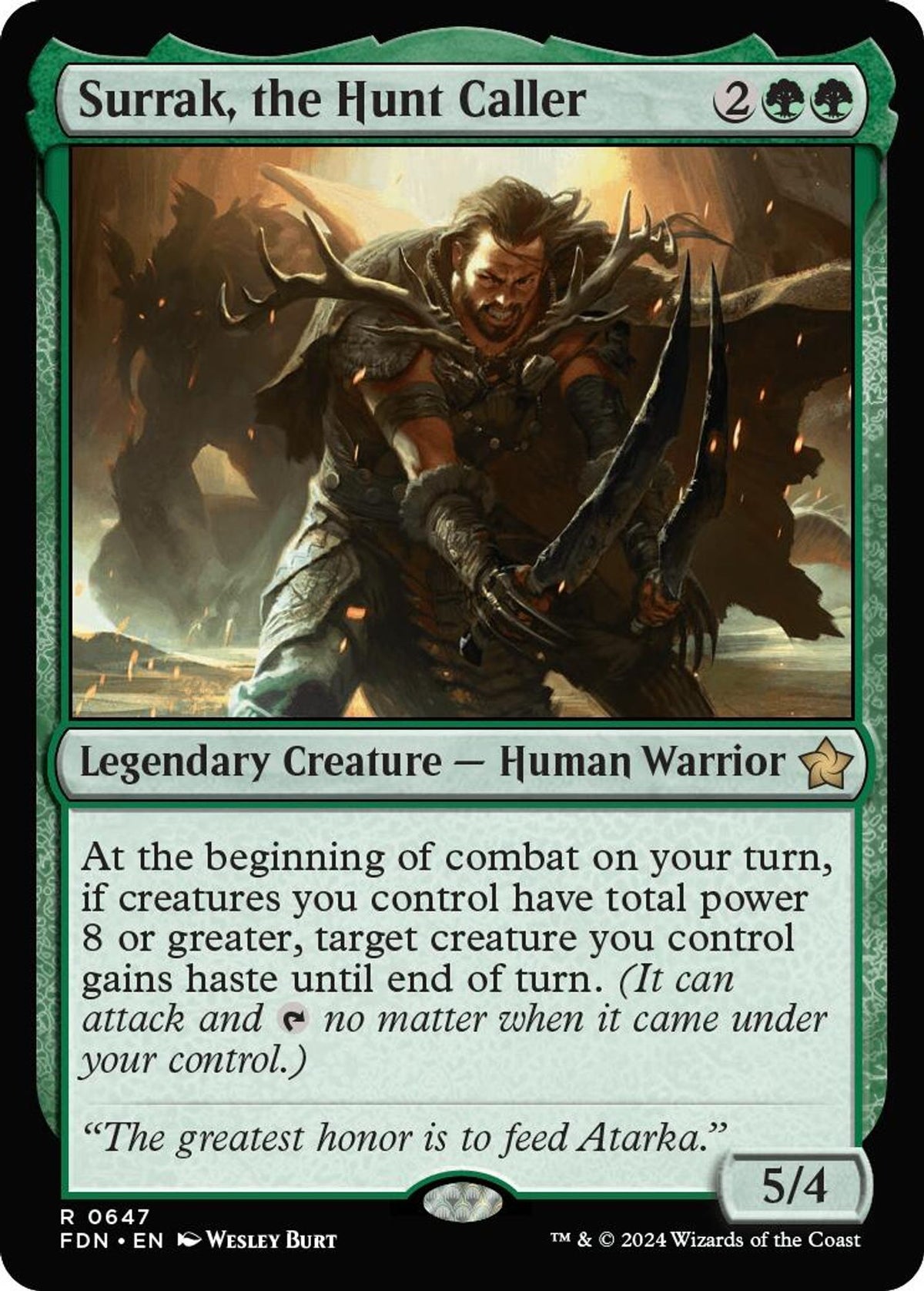 Surrak, the Hunt Caller (0647) - Foundations