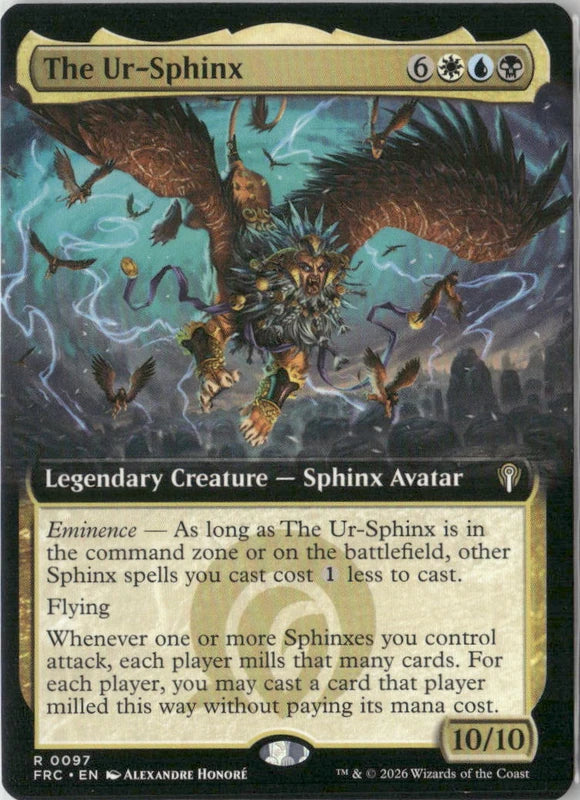 Scan Image | The Ur-Sphinx (Extended Art) - Commander: Reality Fracture | [7EA13C37]