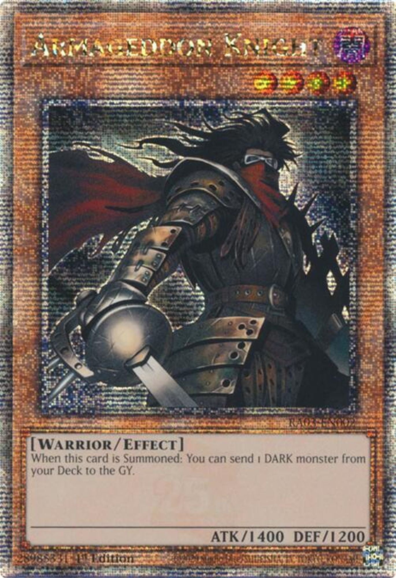 Armageddon Knight (Quarter Century Secret Rare)