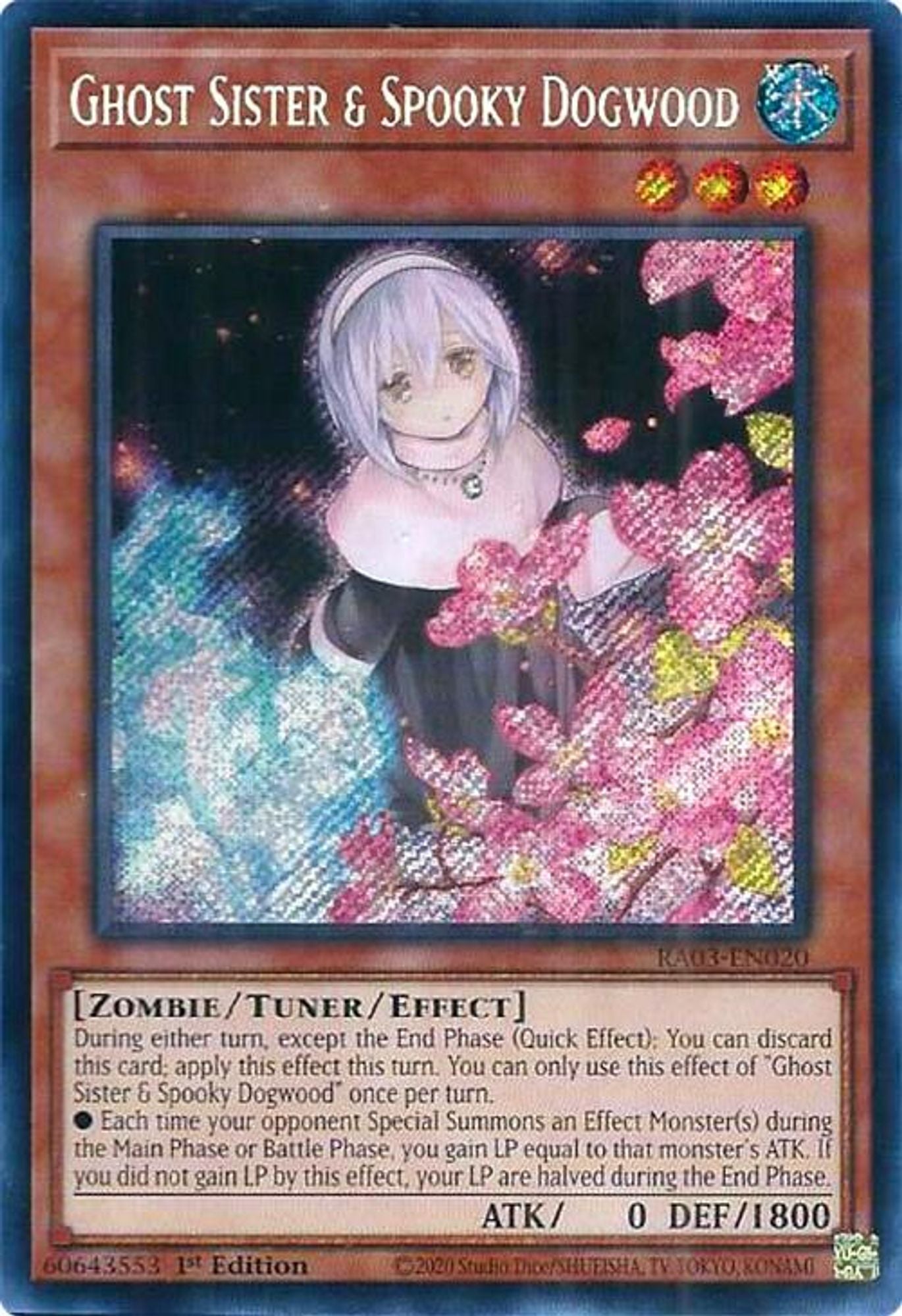 Ghost Sister & Spooky Dogwood (Alternate Art) (Secret Rare)